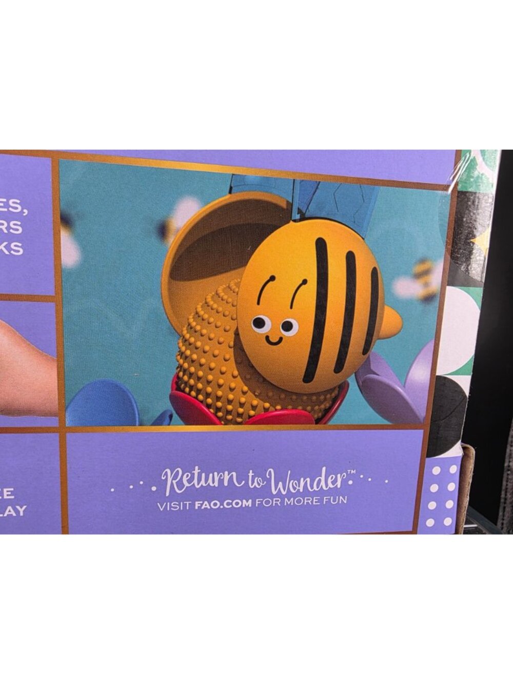 FAO Schwarz Bumble Bee Garden Sort & Match Set 18 Piece Educational Toy Ages 18M - Picture 9 of 11